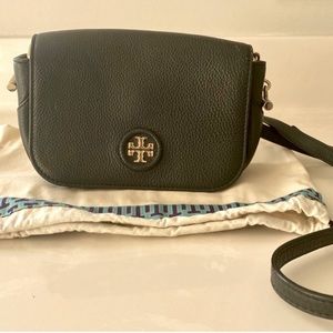 Authentic black leather  Tory Burch crossbody